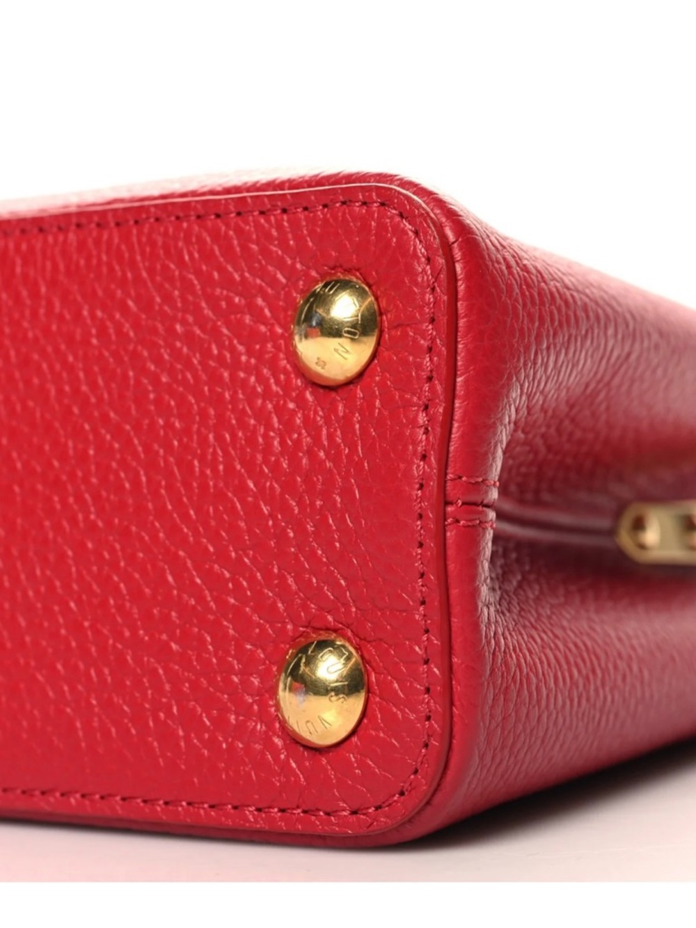 Louis Vuitton Capucines MM Red Taurillon Leather – Gold Hardware – Stunning 🔥 - Picture 5 of 7